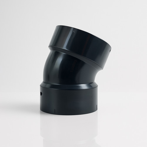 Abs dwv elbow hub x - dwv,