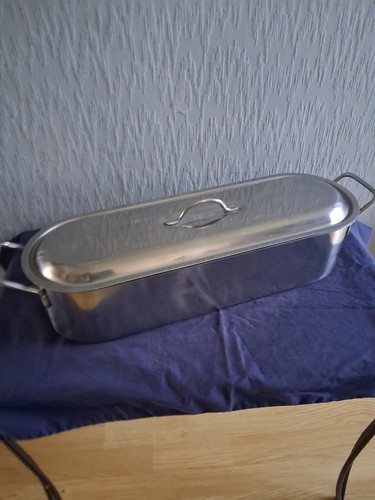Stainless steel fish kettle - steel,