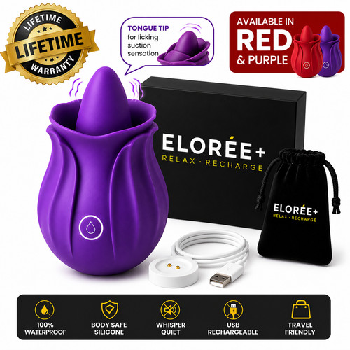 Rose tongue vibrator mode - vibrator, 10-mode