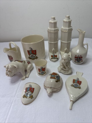 Crested china broadstairs - china,