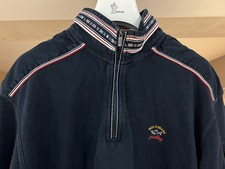 PAUL & SHARK  JUMPER SWEATSHIRT YACHTING RED BAY BAHAMAS L/XL RIRI ZIP X2