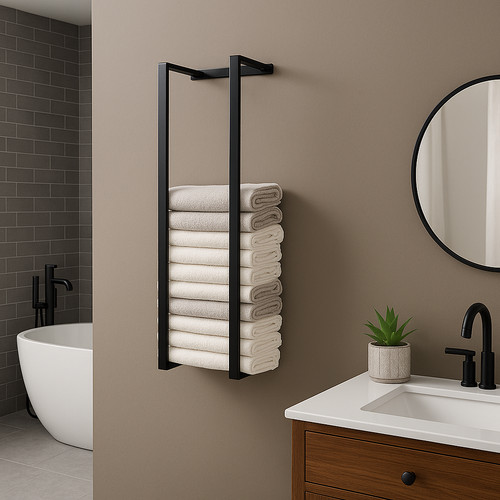 Towel rack wall mounted - rack,