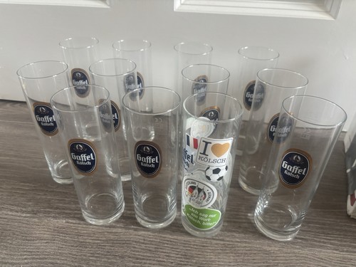 Gaffel kölsch beer glasses - kölsch,