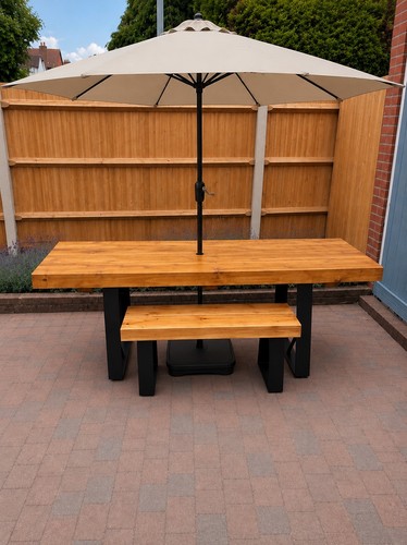 Large garden dining - 2.4m, table