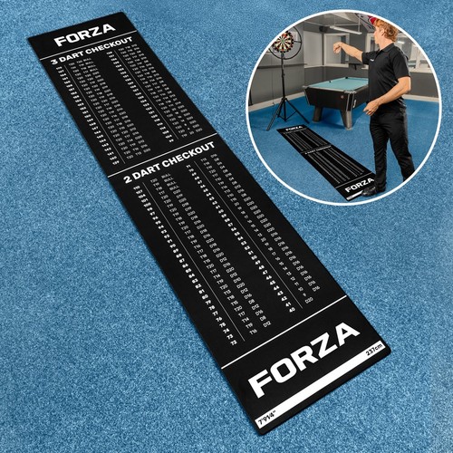 Forza darts checkout mat - checkout,