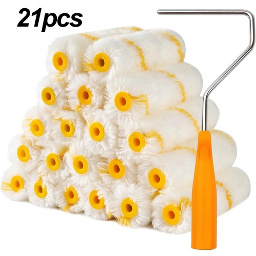 Pack paint roller set with - paint,