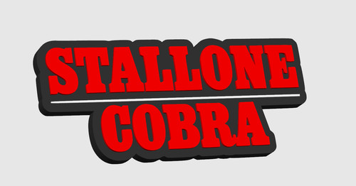 Stallone cobra 3d printed - stallone,