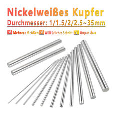 Nickel Silver Round Bar Φ1~35mm Round Bar Metal Nickel Zinc Copper Rod Length 200mm