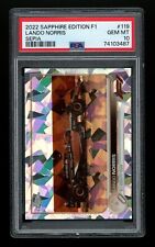 PSA 10 POP 2 2022 Topps Chrome F1 SAPPHIRE #119 LANDO NORRIS PSA 10 GEM /100
