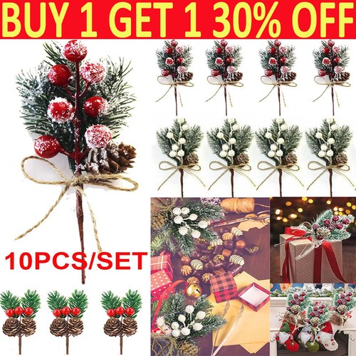 10x artificial pine berry - 10x,