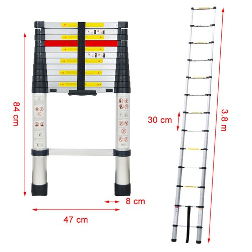 Heavy duty telescopic ladder - heavy,