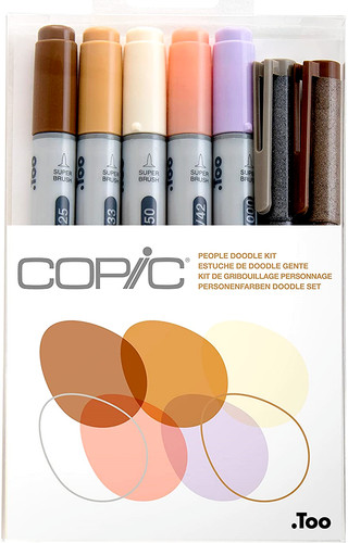 Copic doodle kit people - copic,