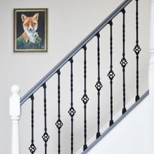 Double twist basket - double, metal