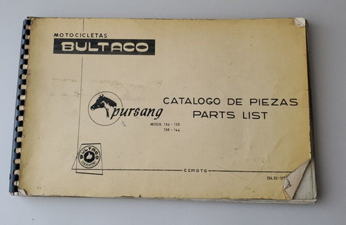 Vintage bultaco pursang 200 - pursang,