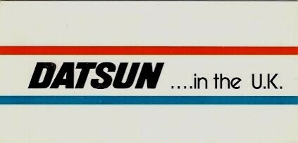 Datsun range 1975 foldout - uk,