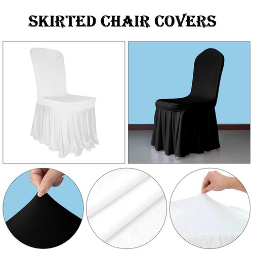 Skirt chair covers spandex - covers,