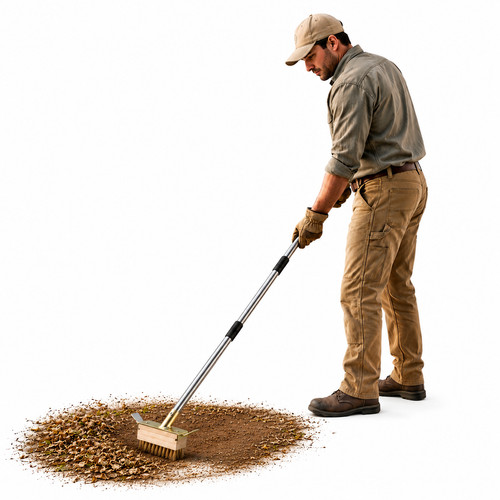 Garden weed remover brush - garden,
