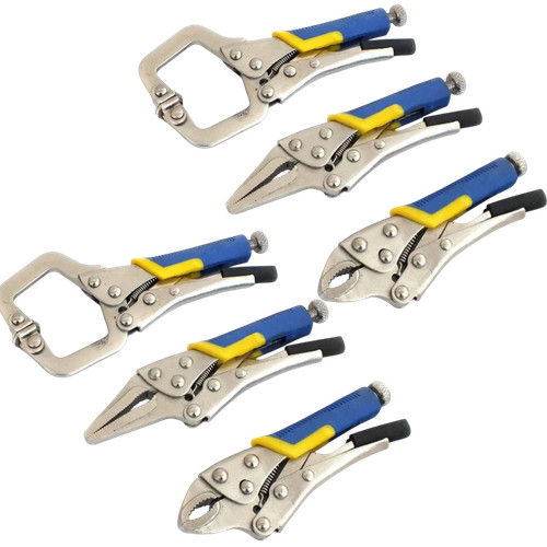 6pc locking mole vice - locking,