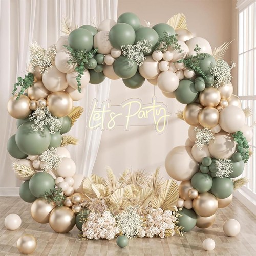 Sage green balloon arch kit - sage,