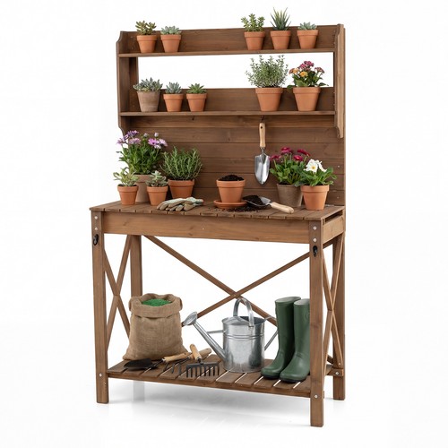 Outdoor potting bench table - bench,