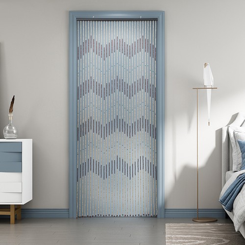 Wooden curtain door - curtain,