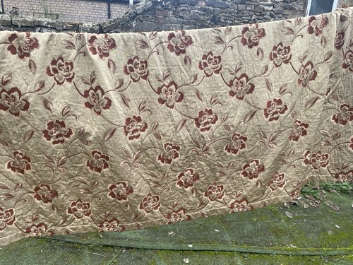 Single large curtain gold - single, &