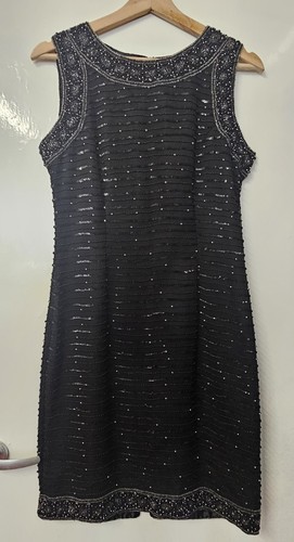Vintage savio black beaded - savio,