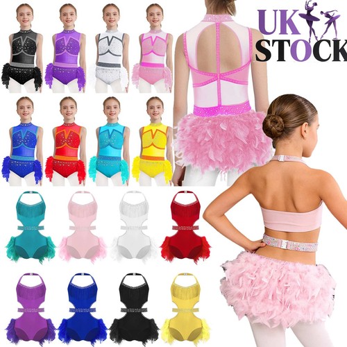 Girls jazz latin tutu leotard - girls,