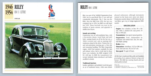 Riley 2 litre - riley, 1/2