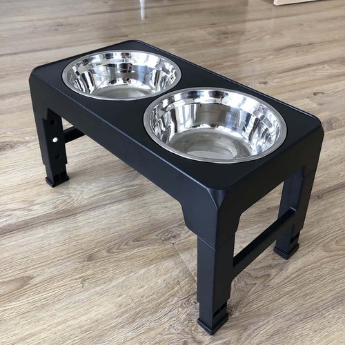 Adjustable pet dog feeder bowl - adjustable,