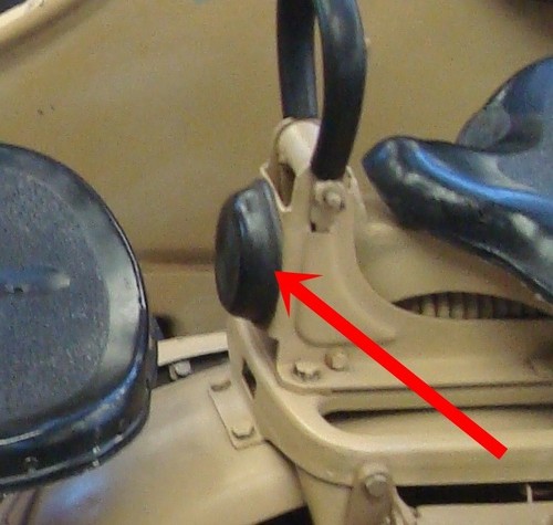 Bumper rubber for pillion - , seat