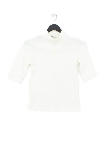 Zara women top white 100 - zara,