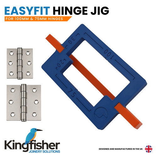 Easyfit door hinge router - hinge, jig