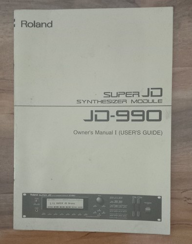 Roland jd990 owners manual - roland,