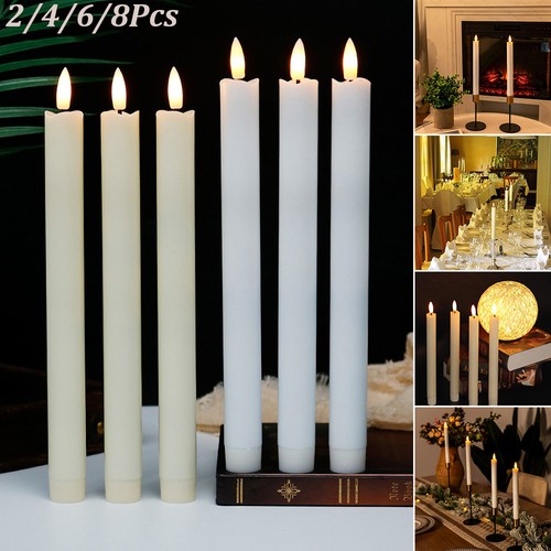 Led flameless taper candles - led,