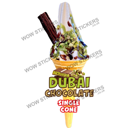 Ice cream van - sticker, dubai