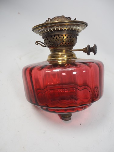 Antique oil lamp reservoir - oil,