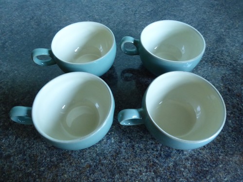Denby manor green cups - manor,