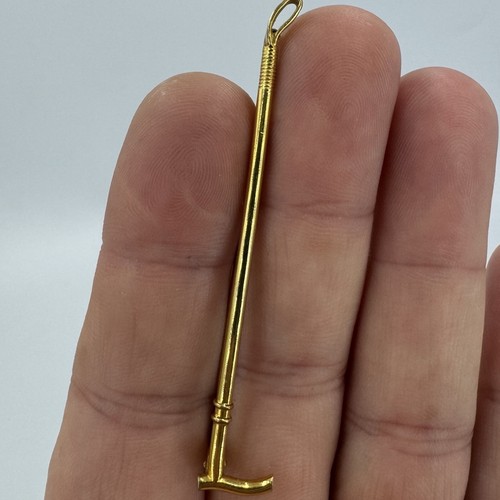 Vintage rolled gold horse - rolled,