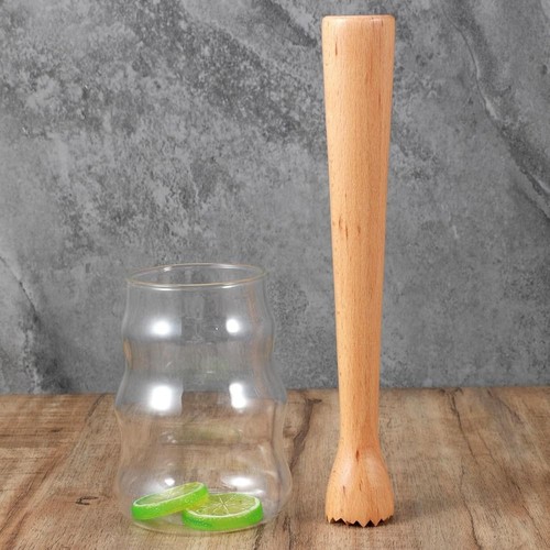 1pc wooden drink muddler fruit - 1pc,