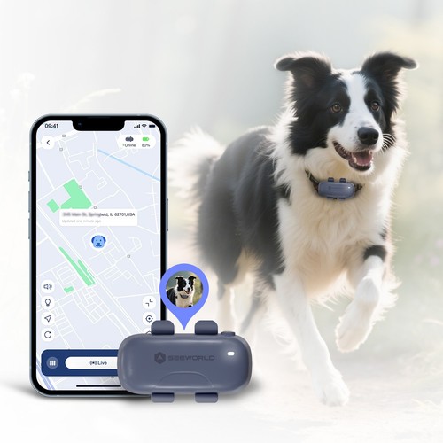 Small tracker for dogs pets - small,