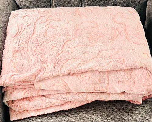 Pink unicorn star - pink, plush