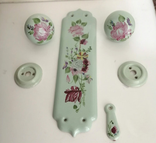 Victorian porcelain green - porcelain,
