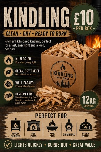 Kindling wood firewood 4kg - kindling,