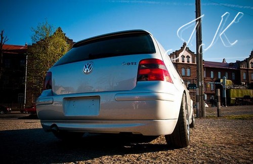 Rear lip spoiler for - vw, golf