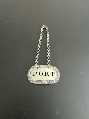 George iii solid silver port - george,
