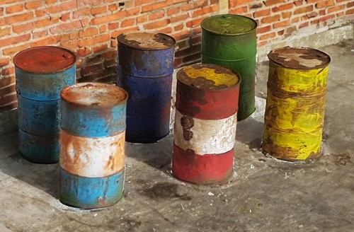 Td73 oil drums printed - td73, 3d