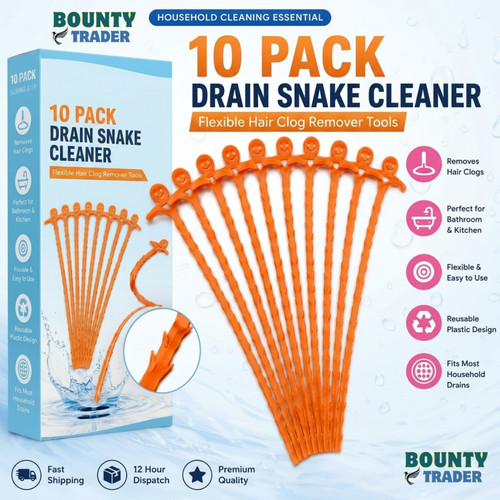 Flexible drain snake - flexible, hair