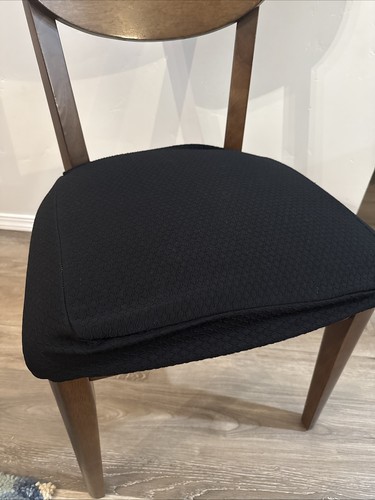 Black stretchy dining - black,