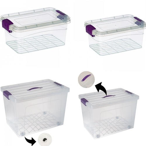Plastic storage box - storage, lid